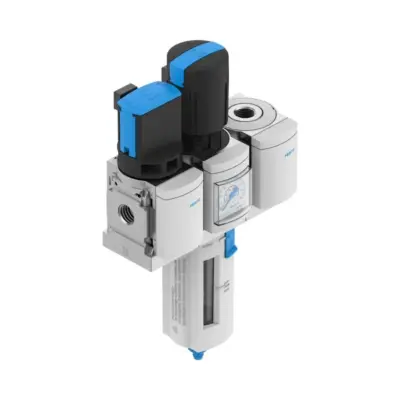 Festo MSB4-1/4:C3:J1:F1-WP air preparation unit - 1300 l/min G1/4 filter regulator - Murali Pneumatics Coimbatore