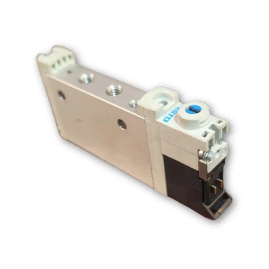 Festo VUVG-L10-M52-RT-M5-1R8L – 5/2 Monostable Solenoid Valve | 220 l/min | Murali Pneumatics Coimbatore