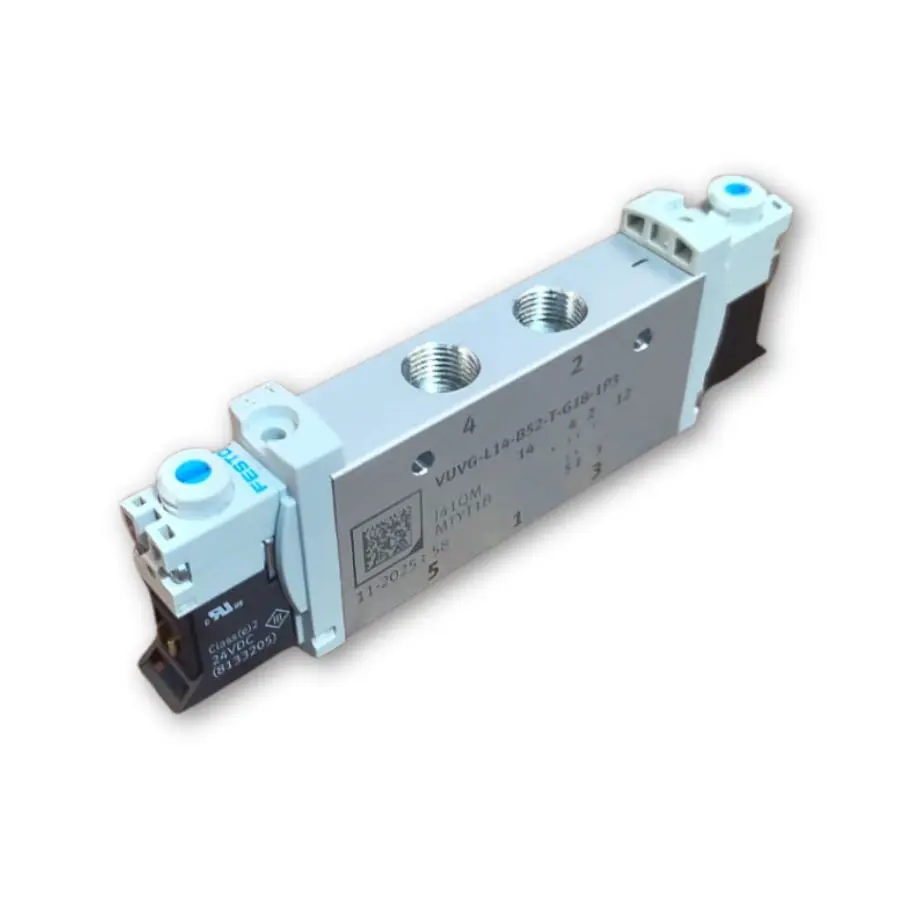 Festo VUVG-L14-B52-T-G18-1P3 – 5/2 Valve | 700 l/min | Murali Pneumatics Coimbatore