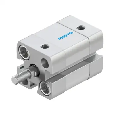 Festo ADN-12-5-A-P-A compact pneumatic cylinder with 12mm bore and 5mm stroke available at Murali Pneumatics Coimbatore