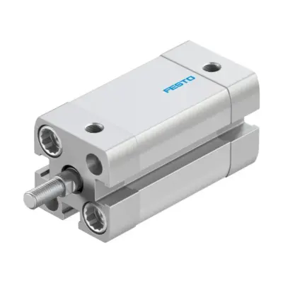 Festo ADN-12 compact pneumatic cylinder with 12mm bore and M5 port available at Murali Pneumatics Coimbatore