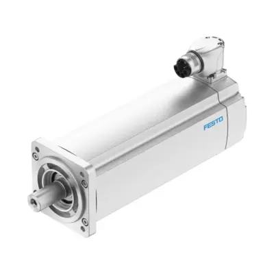 Festo EMMT-AS-80-H-HS-RMYB servo motor 1070 W with absolute multi-turn encoder and holding brake available at Murali Pneumatics Coimbatore