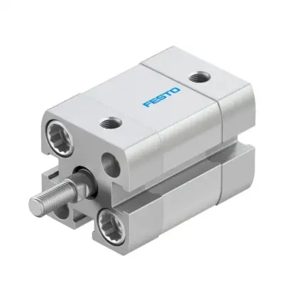 Festo ADN-12-5-A-P-A ISO 21287 compact pneumatic cylinder with 12mm bore and 5mm stroke for industrial automation applications